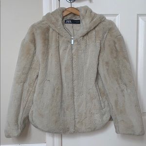 Zara Cozy Furry Jacket